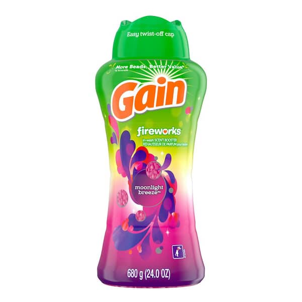 Gain Fireworks 24 oz. Moonlight Breeze Scent Fabric Softener Booster Beads