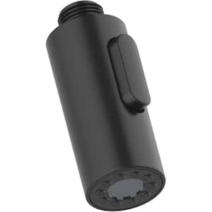Paulina Single-Handle Pull-Down Spray Head with Aerated Spray and TurboSpray in Matte Black