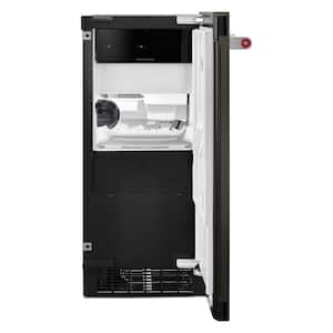 15 in. 50 lb. Built-In Ice Maker in PrintShield Black Stainless
