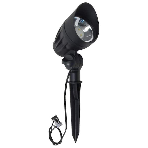 Malibu Low-Voltage 50-Watt Equivalent Black LED Flood Light 8401