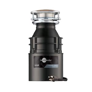 Badger 5xP W/C 3/4 HP Continuous Feed Kitchen Garbage Disposal with Power Cord, Standard Series