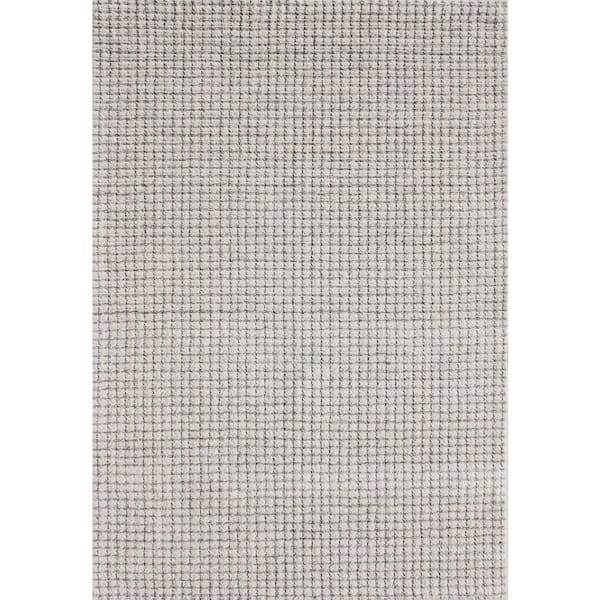 Dynamic Rugs Trono 9 ft. X 12 ft. Ivory/Silver Geometric Indoor/Outdoor Area Rug