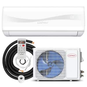12000 (DOE) BTU Mini Split Air Conditioner Cools 750 Sq. Ft. with Heater Dehumidifier with Remote in White