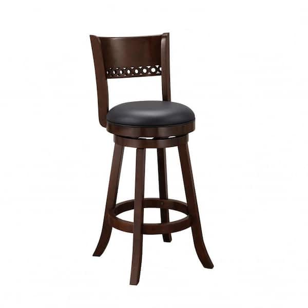 Boraam Durham Cappuccino 29 in. Swivel Bar Stool