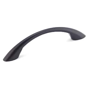 Charleston Collection 3 3/4 in. (96 mm) Matte Black Modern Cabinet Arch Pull