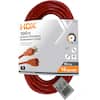 HDX 100 ft. 16/3 Light Duty Indoor/Outdoor Extension Cord, Orange HD#277-525