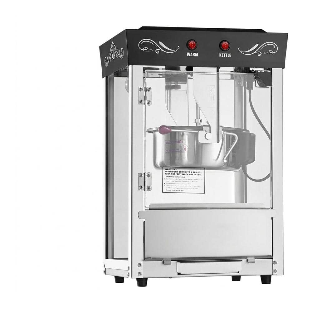 Popcorn Machine, 8oz Stainless Steel Kettle, 800W Commercial Countertop Popcorn Maker, 48 Cups per Batch Theater Style price history on PriceWatchPro