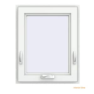 29.5 in. x 35.5 in. V-4500 Series White Vinyl Awning Window with Fiberglass Mesh Screen