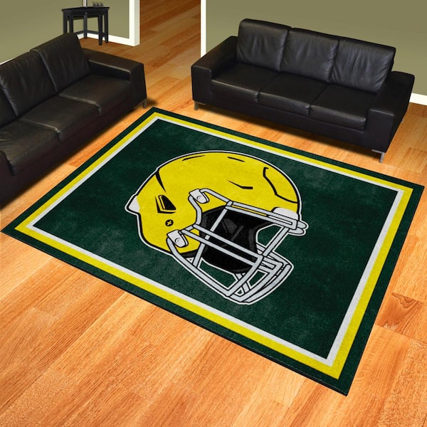 FANMATS 5 x 8 Green Indoor Solid Area Rug in the Rugs department