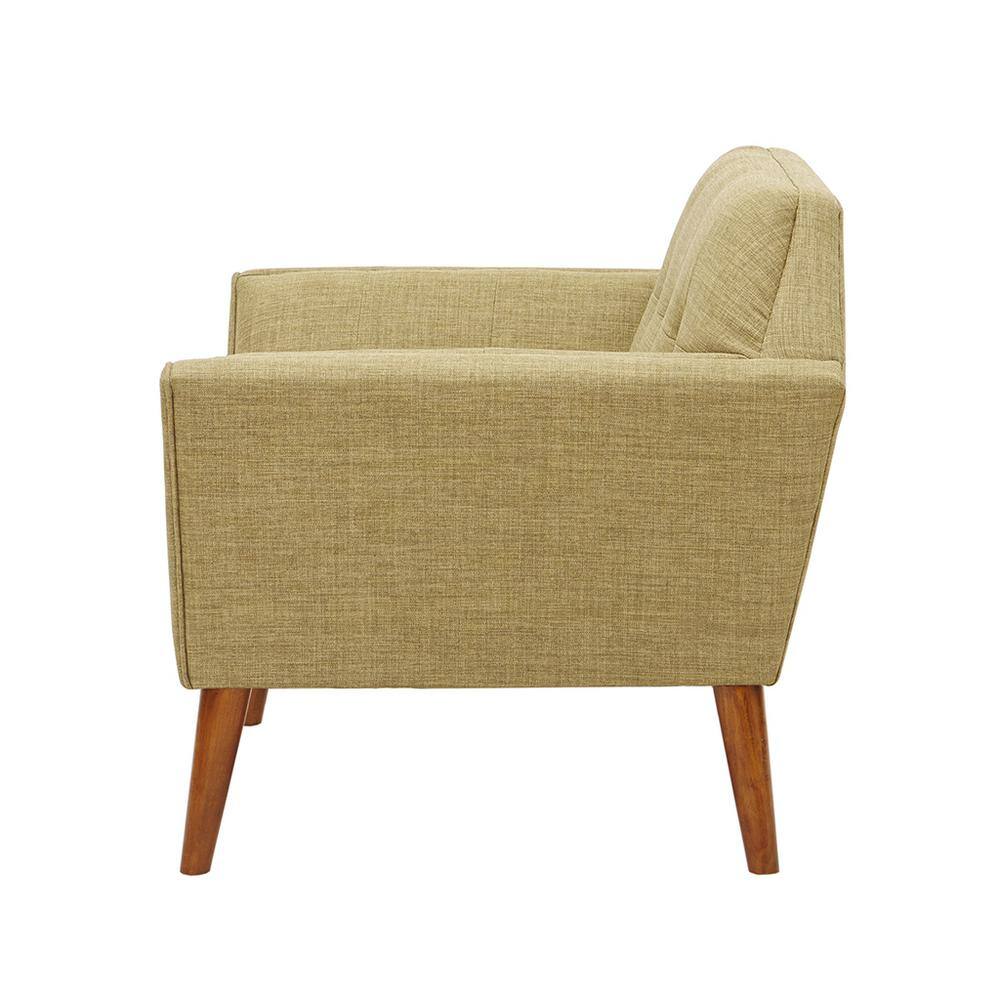 Pale Green Newport Wood Lounge Accent Chair