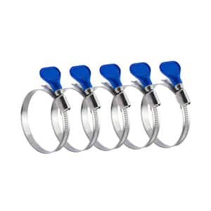 2-1/2 in. Stainless Steel Key Hose Clamp for Dust Collectors and Dryer Vent (5-Pack)