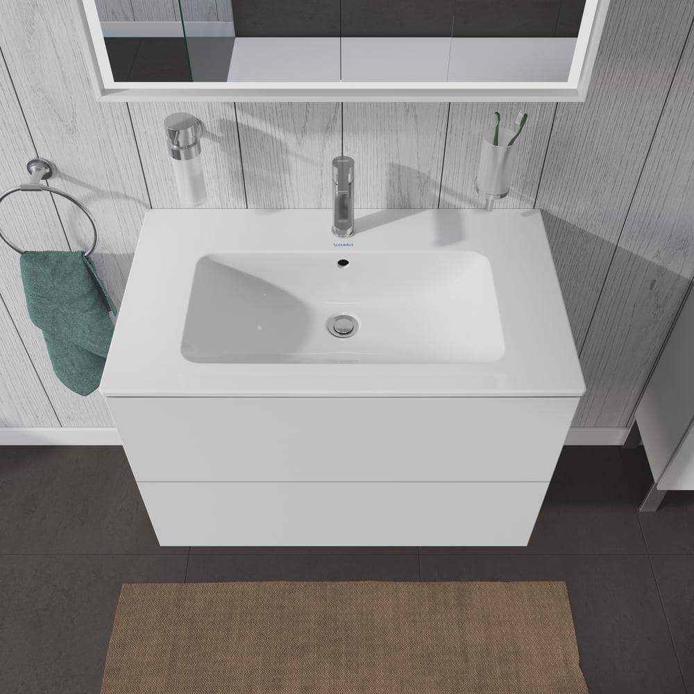 18.88'' White Wood Wall-Mounted Single Bathroom Vanity Base