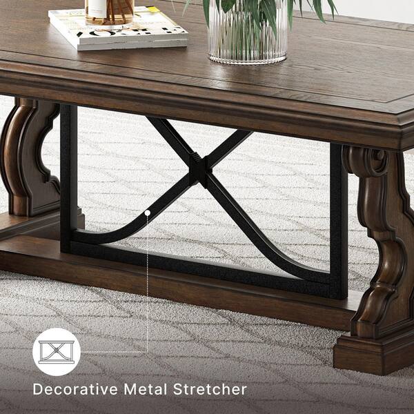 Signature DESIGN BY ASHLEY Maylee 56 in. Brown Rectangle MDF