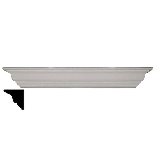 Ekena Millwork 4-1/2 in. x 4-1/2 in. x 36 in. Polyurethane Classic Shelf