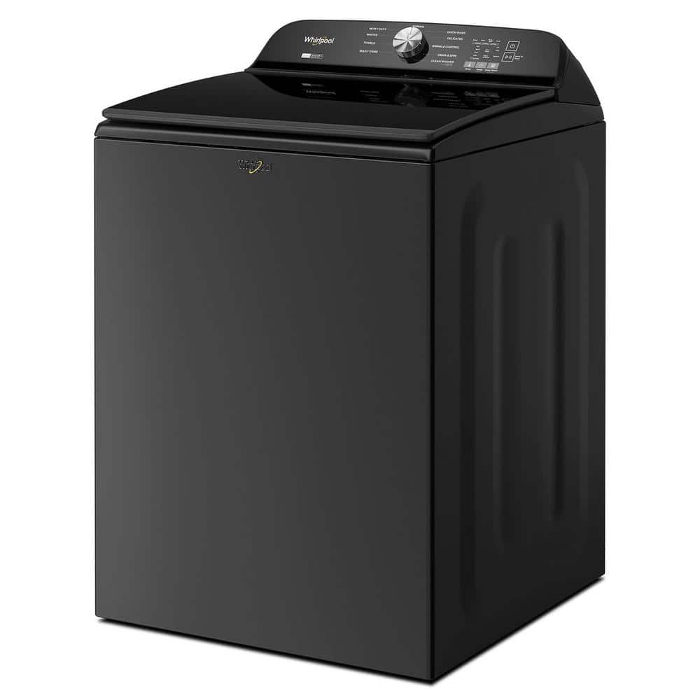 5.2 - 5.3 cu. ft. Top Load Washer in Volcano Black with Removable Agitator