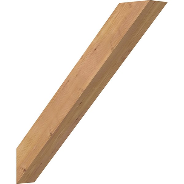 Ekena Millwork 3 1/2"W x 24"D x 24"H Traditional Smooth Knee Brace, Western Red Cedar