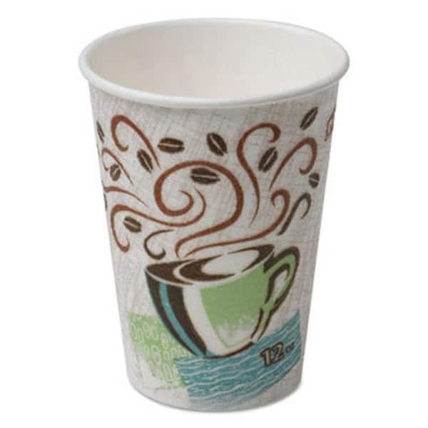 DIXIE PerfecTouch 12 oz. Disposable Paper Cups, Hot Drinks, Coffee