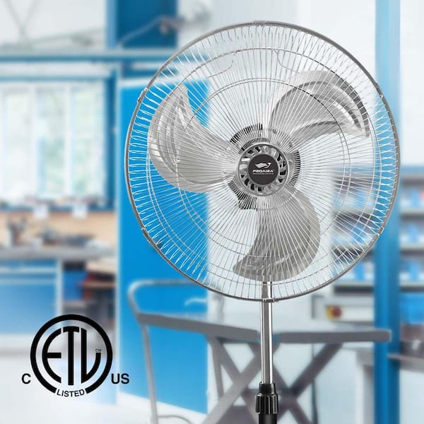 PROAIRA 18 in. 3-Speed High Velocity Turbo 3-In-1 Pedestal Fan in