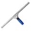 18 in. Stainless Steel Window Squeegee with Ergonomic Overmold Grip Connect and Clean Locking System