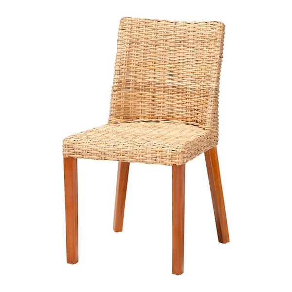 bali & pari Rowen Light Honey Rattan Dining Chair