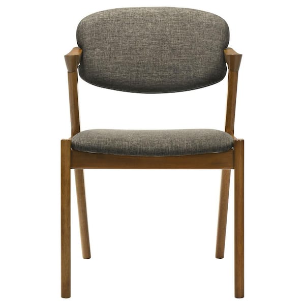 Coaster Malone Brown and Dark Walnut Dining Side Chairs (Set