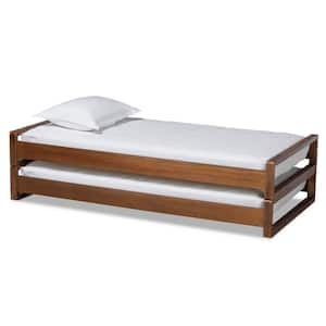 Klara Walnut Expandable Bed Frame