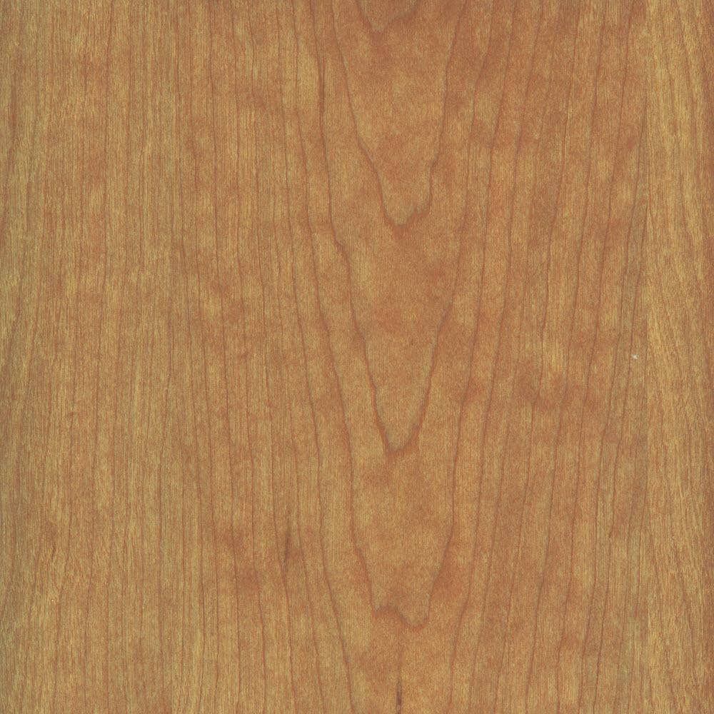 PureEdge 24 in. x 96 in. Cherry Real Wood Veneer with a Wood Back