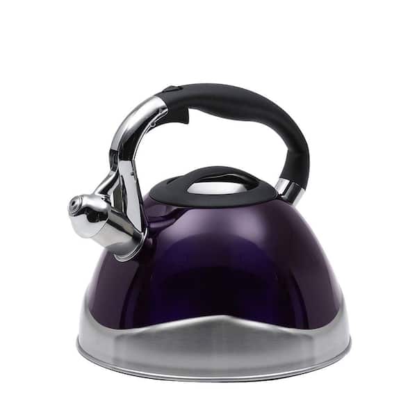 Creative Home Crescendo 12.4-Cup Stovetop Tea Kettle in Purple