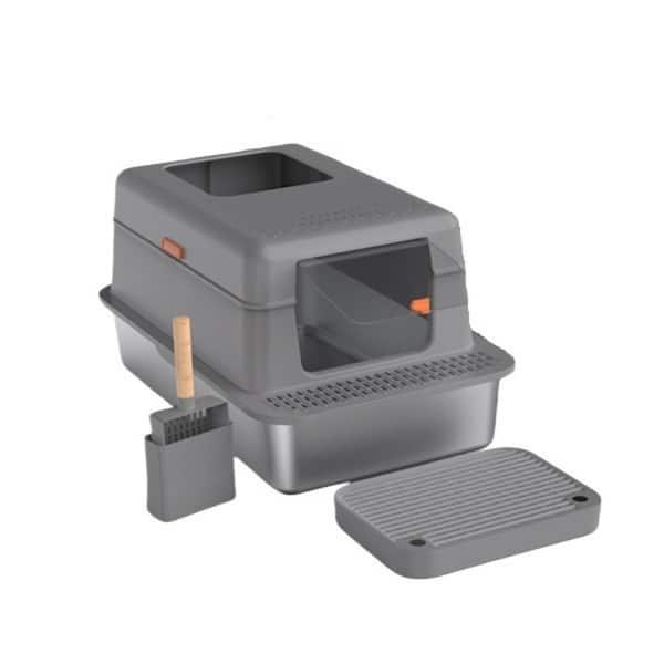 Large cat litter box with lid sale