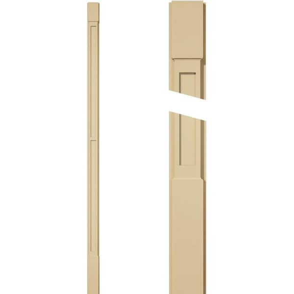 Ekena Millwork 2 in. D x 5 in. W x 120 in. L Primed Polyurethane Pilaster 1- Pack