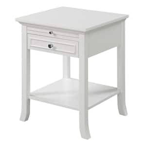 American Heritage Logan White End Table