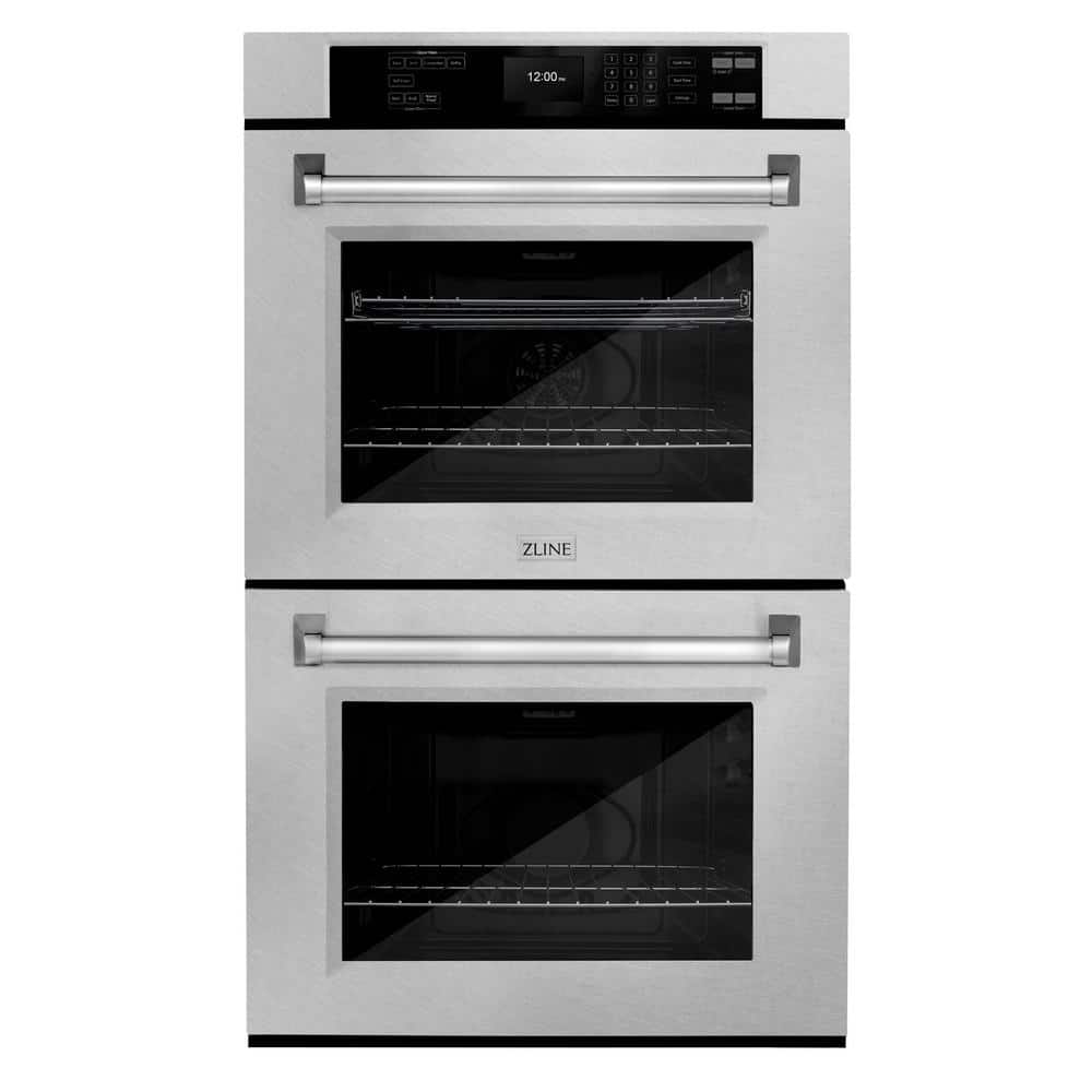 Professional 30 in. Electric Double Wall Oven with Convection in Fingerprint Resistant Stainless Steel