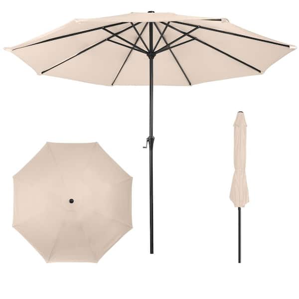 9 foot high aluminum patio umbrellas 9-Foot Outdoor Umbrella -Hexagonal Basic Push-Tilt Relax under refreshing shade with the Galtech International 736 9 Auto PURPLE LEAF 9 ft. Square