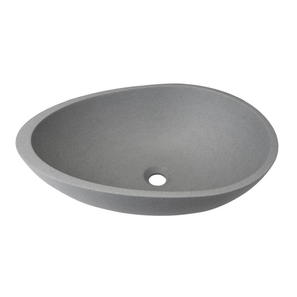 Boyel Living 21.02 in. L x 15.35 in. W Modern Cement Gray 