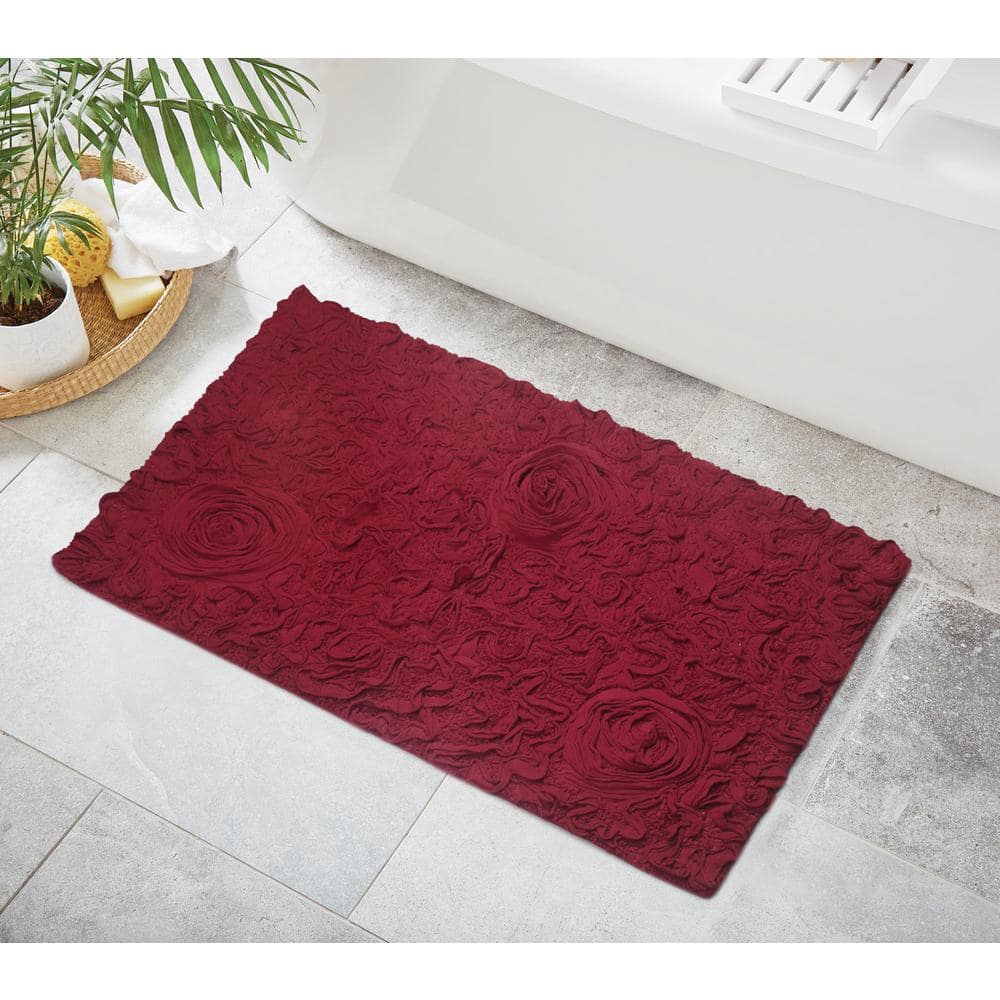 Bathroom Rugs, Bathroom Rug, Bath Mats for Bathroom, Bathroom Mats, Bath  Rug, Bathroom Mat, Bath Rugs for Bathroom, Cute Bath Mat Set, Shower Mat  Non Slip Mildew Resistant, Red 