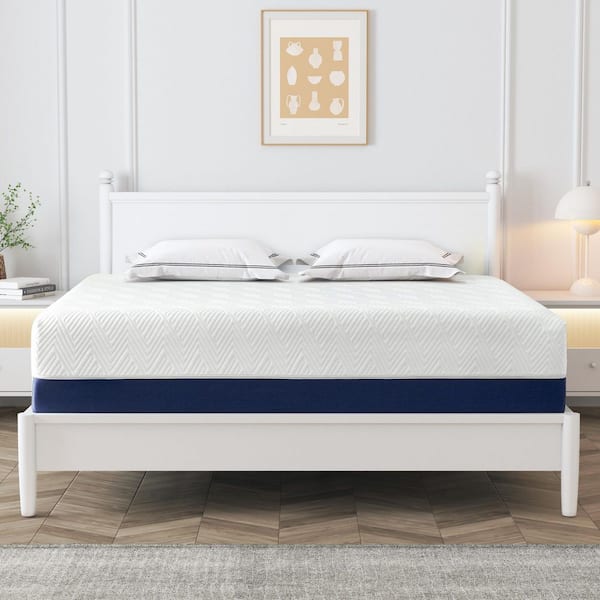 PICCHESS Queen Medium Memory Foam 14 in. Bed-in-a-Box Mattress