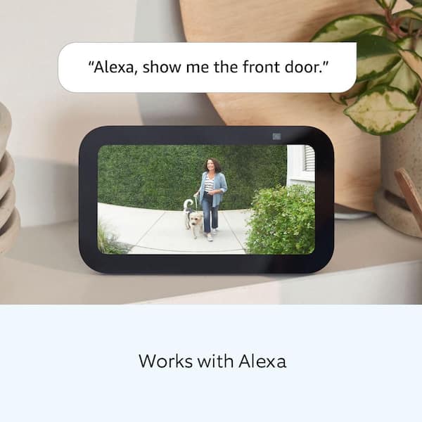 1080P HD WiFi Video Wired Smart Door Bell Pro Camera, Smart Home, Works with Alexa with Echo Show 5- Charcoal 1080P HD WiFi Video Wired Smart Door Bell Pro Camera, Smart Home, Works with Alexa with Echo Show 5- Charcoal