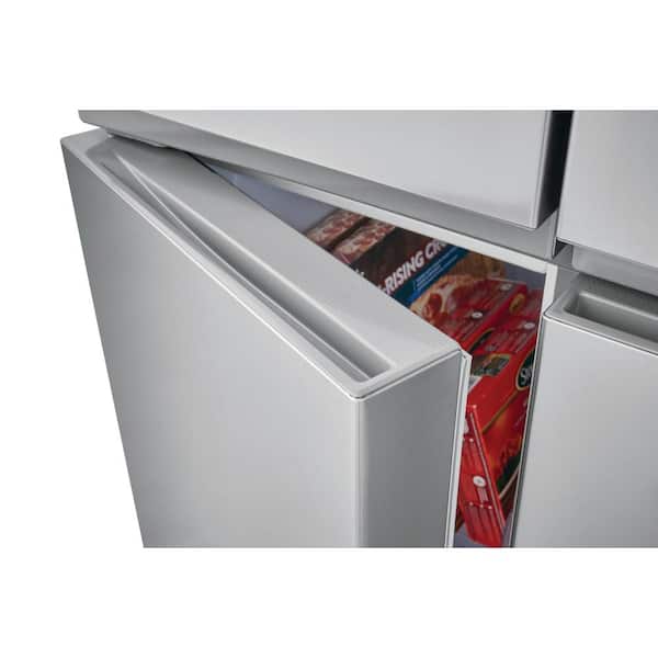 Frigidaire 17.4 cu. ft. 4 Door French Door Refrigerator in Brushed