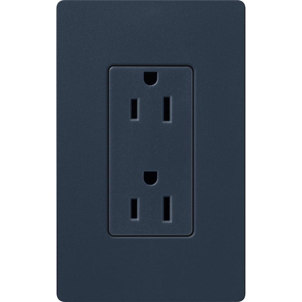 Claro 15 Amp Duplex Outlet, Deep Sea (SCR-15-DE)