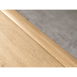 Flooring White Oak 0.46 in. T x 1.65 in. W x 46 in. L T-Molding Transition Strip