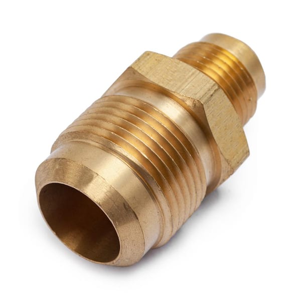 LTWFITTING 3/4 in. OD x 1/2 in. OD Flare Brass Reducing Coupling Fitting  (5-Pack) HF42R12805 - The Home Depot