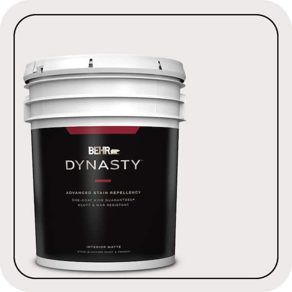 BEHR DYNASTY 5 gal. #670E-1 Timeless Day Matte Interior Stain-Blocking Paint & Primer