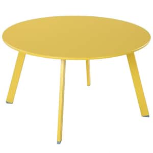 Table Small Yellow Hex Table Accent Indoor Outdoor 