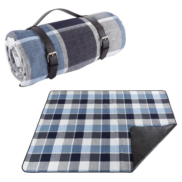 Non-slip Rug for Outdoor Patio Portable Woven Picnic Mat Easy