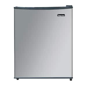 2.4 cu. ft. Mini Fridge in Stainless Steel Freezerless