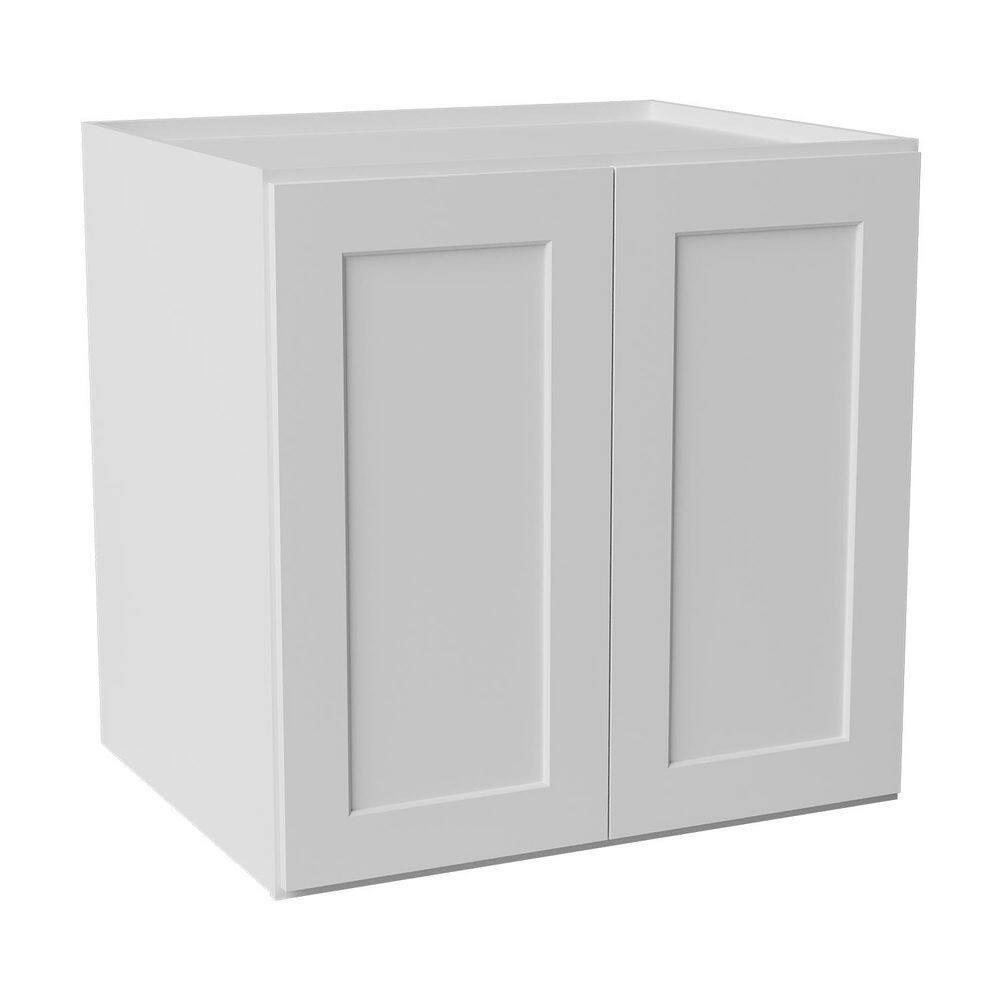 30 in. W x 24 in. D x 30 in. H Ready to Assemble Solid Wood Shaker Pantry Kitchen Cabinet in White price history on PriceWatchPro