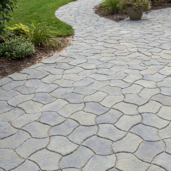 Berkshire 13 in. x 19 in. Gray Variegated Irregular Paver Kit (60-Pieces per Pallet)