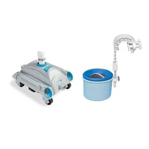 Automatic Above-Ground Swimming Pool Vacuum and Mounted Automatic Skimmer
