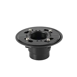 Round Black ABS Shower Drain