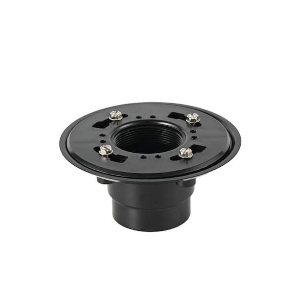 Round Black ABS Shower Drain